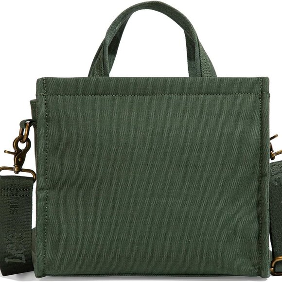 X Lee Canvas Tote Bag for Women Medium Crossbody Bag Top-handle Handbag with Mul - Picture 7 of 8